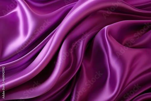 Waves of Velvet: Luxurious Silk Texture as Abstract Background - Captivating Image Perfect for Design Projects