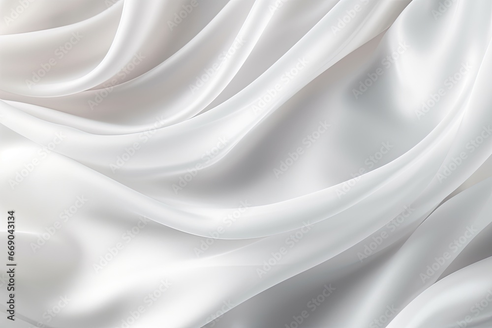 White Gray Satin Texture: Panoramic Background with Soft Blur Pattern White Gray Satin Texture: Panoramic Background with Soft Blur Pattern