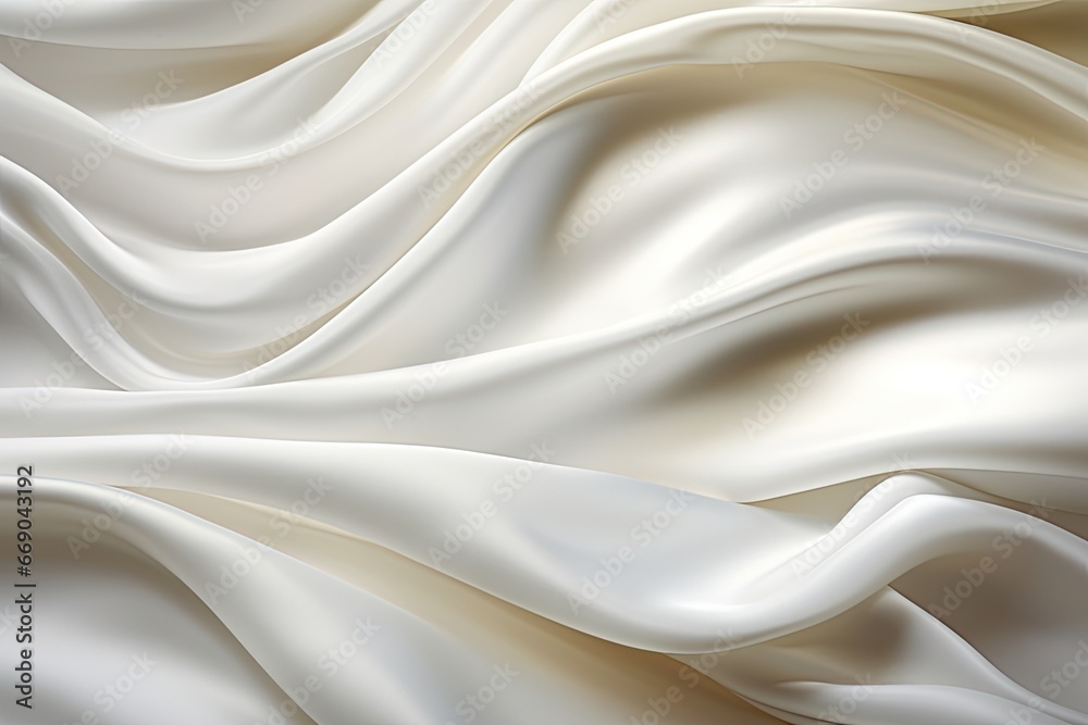 Obraz premium White Luxury Satin: Close-Up Creating a Sophisticated Background