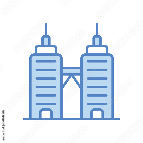 Link Building icon isolate white background vector stock illustration