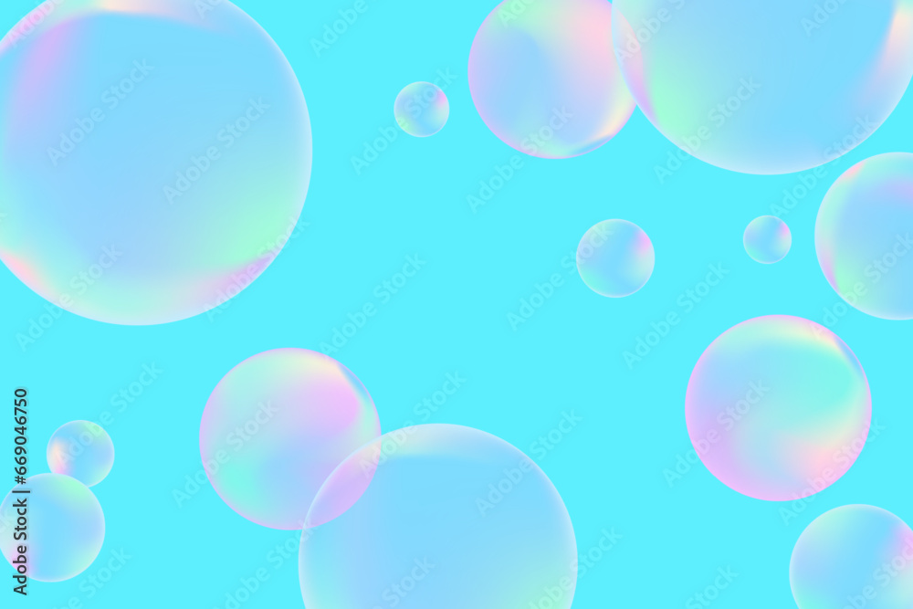 Modern realistic water bubbles, great design for any purposes.