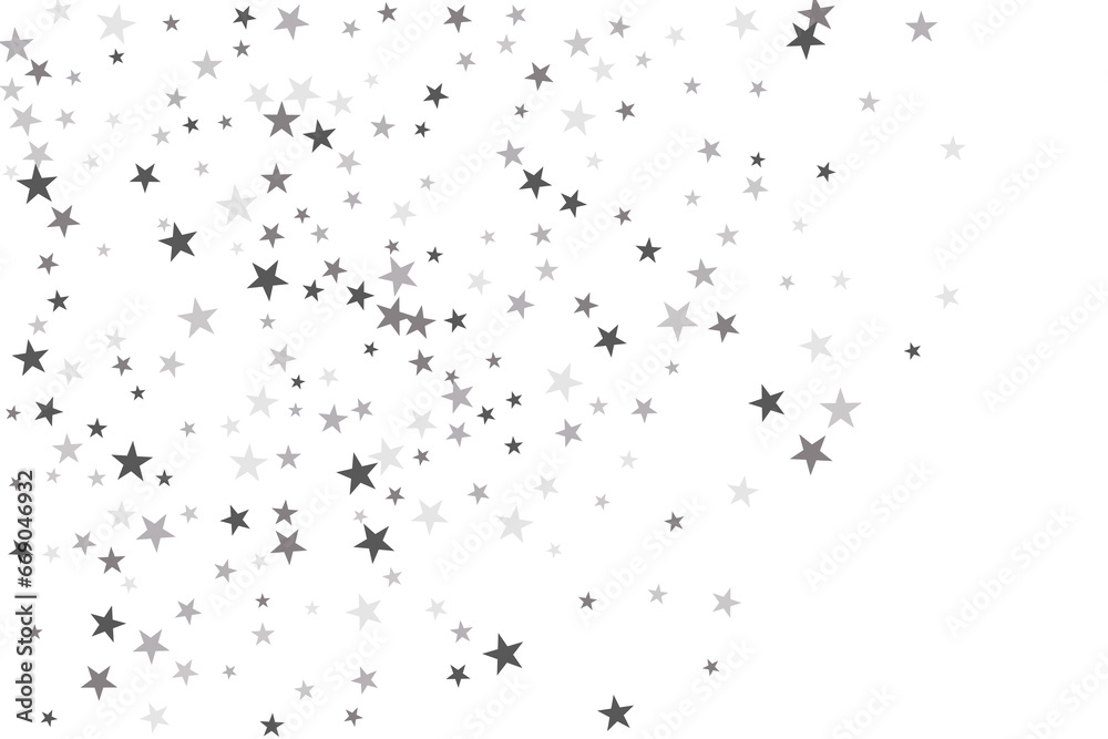 Star confetti. Silver casual confetti background. Bright design pattern. Star confetti. Silver casual confetti background. Bright design pattern.