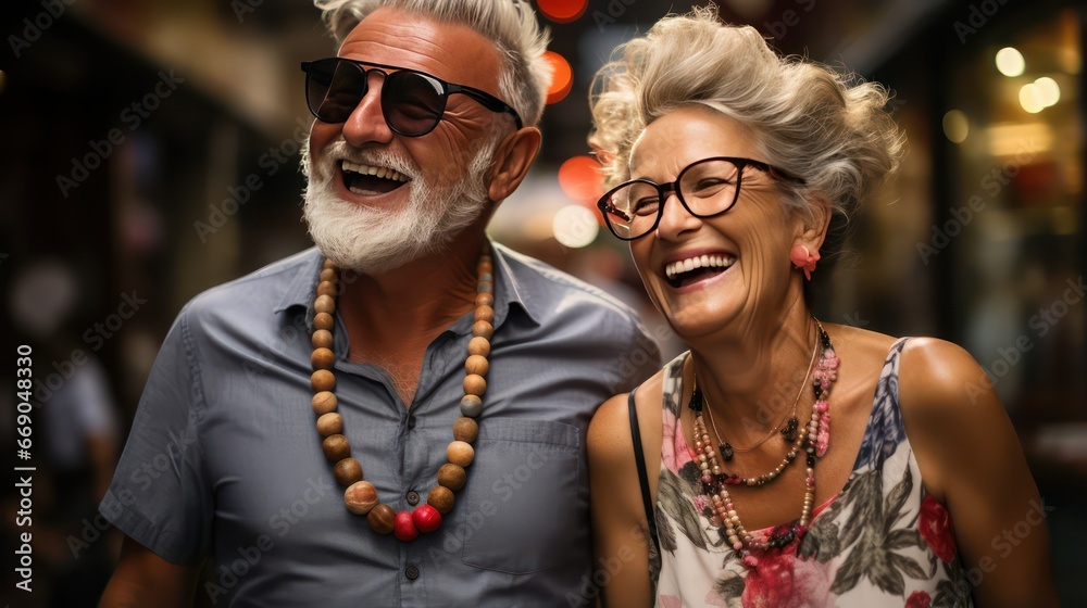 senior couple in glasses senior couple in glasses