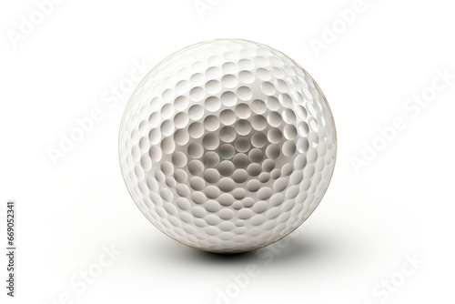 golf ball on white