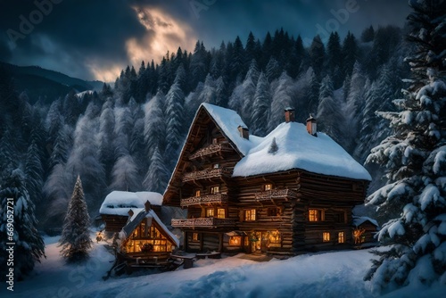 cottage in the mountains