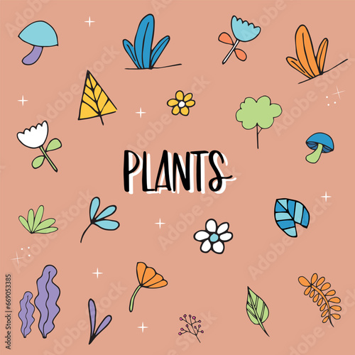Plants cliparts