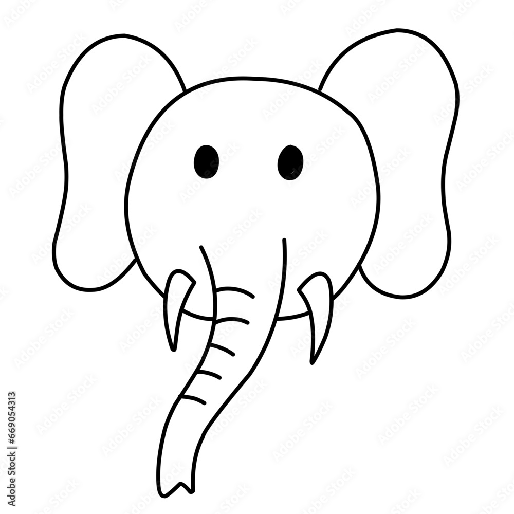 Fototapeta premium Cute Face Animals