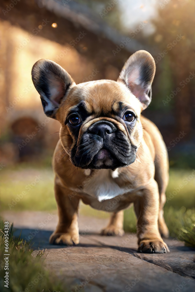 french bulldog, generated by artificial intelligence