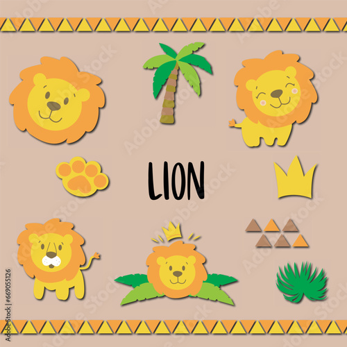 Lion cliparts