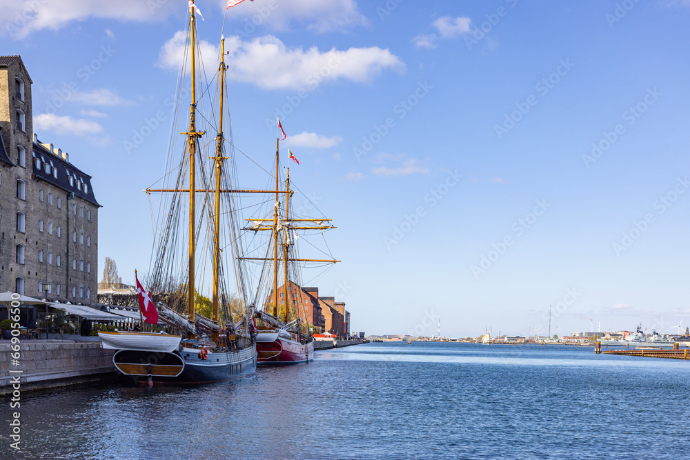 Happy walks along Copenhagen's canals on a great summer day Happy walks along Copenhagen's canals on a great summer day