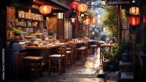 restaurant de ramen japonais traditionnel, cuisine de rue