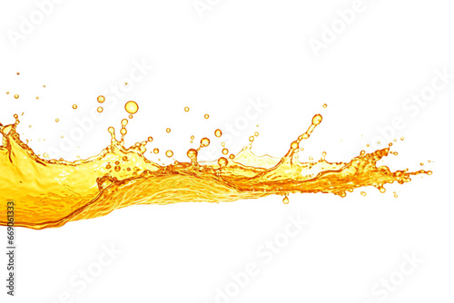 Orange juice splash isolated on a transparent background, juice splash Mango, pineapple, papaya. Generative AI