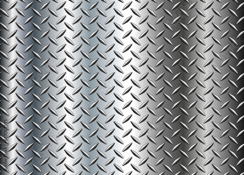 Stainless steel texture metallic, diamond pattern metal sheet texture background.