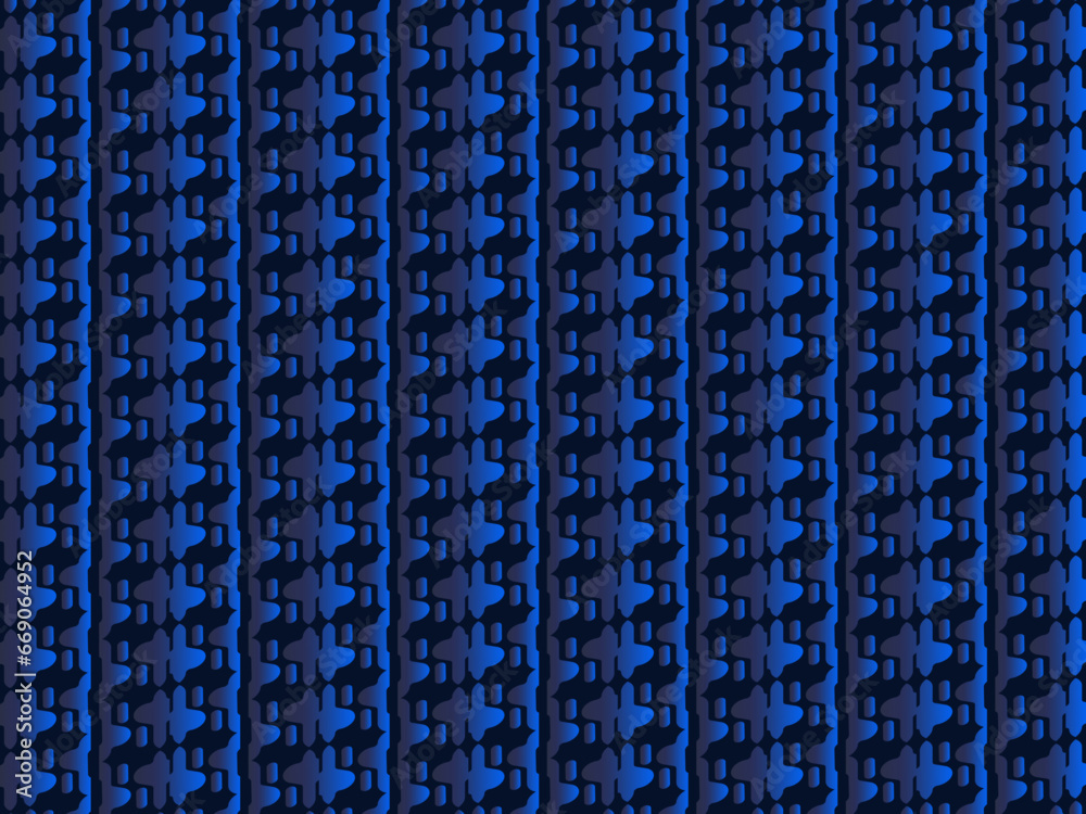 Naklejka premium Abstract 3d geometric ornament background. Geometric design of poster or banner. Metal background.