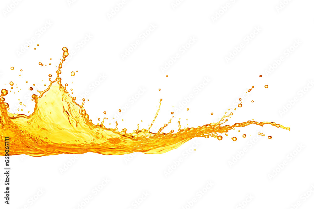 Orange juice splash isolated on a transparent background, juice splash Mango, pineapple, papaya. Generative AI Orange juice splash isolated on a transparent background, juice splash Mango, pineapple, papaya. Generative AI