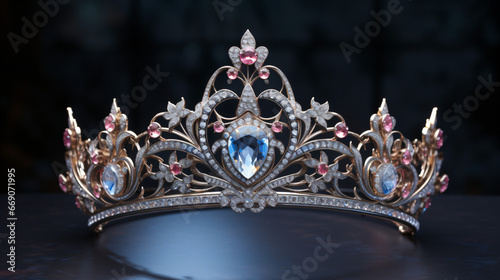 Glittering tiara