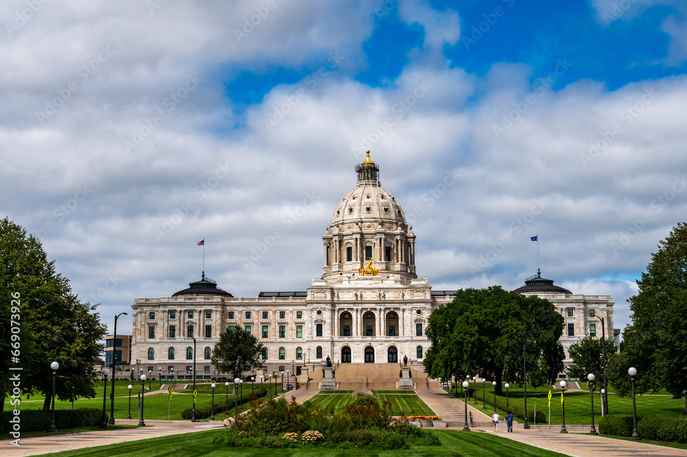 State Capitol of Minnesota in Saint Paul in Summer