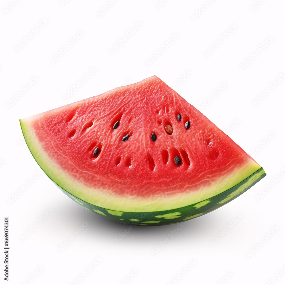 Sliced of watermelon isolated on white background. Sliced of watermelon isolated on white background.