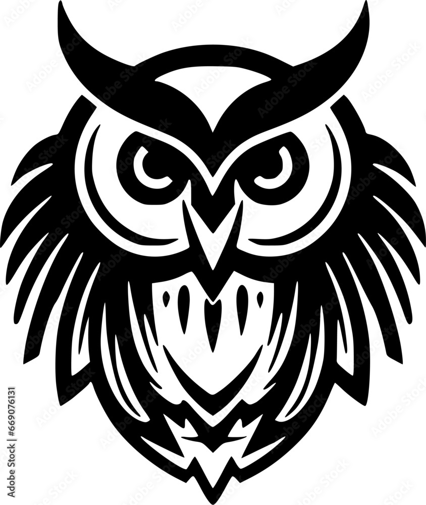 Owl - High Quality Vector Logo - Vector illustration ideal for T-shirt graphic Owl - High Quality Vector Logo - Vector illustration ideal for T-shirt graphic