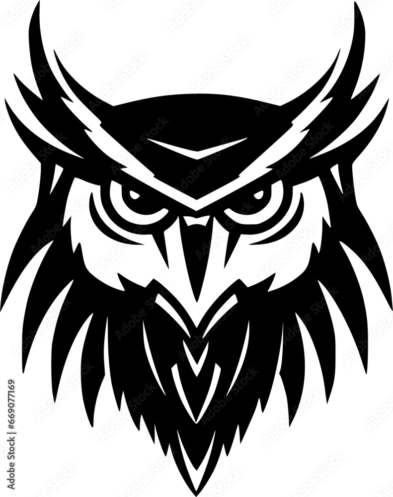 Owl - High Quality Vector Logo - Vector illustration ideal for T-shirt graphic Owl - High Quality Vector Logo - Vector illustration ideal for T-shirt graphic