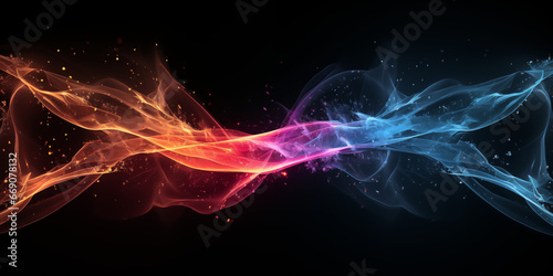 Abstract background with lighting effects