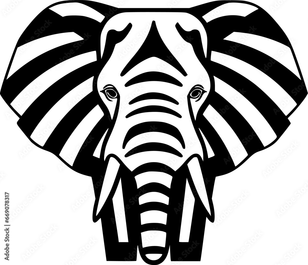 Elephant | Minimalist and Simple Silhouette - Vector illustration Elephant | Minimalist and Simple Silhouette - Vector illustration