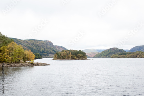 Landscape around Thirlmere reservoir in the English Lake District