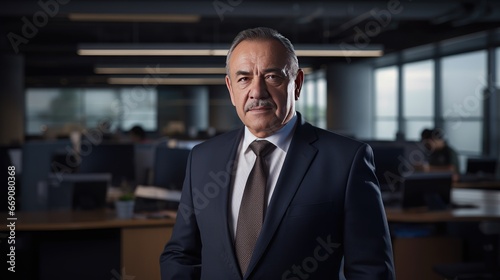 Portrait of a senior Mexican businessman 