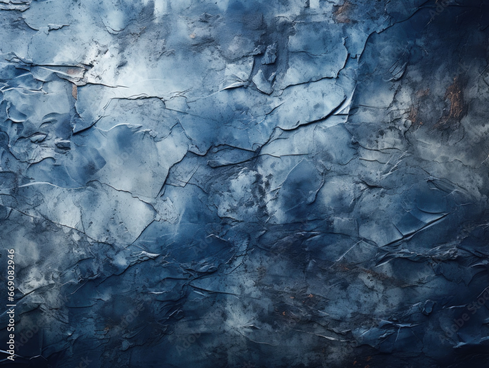 On a navy blue dark background, an art of rough surfaces with beautiful abstract decorative stucco wallpaper, featuring empty spaces. On a navy blue dark background, an art of rough surfaces with beautiful abstract decorative stucco wallpaper, featuring empty spaces.