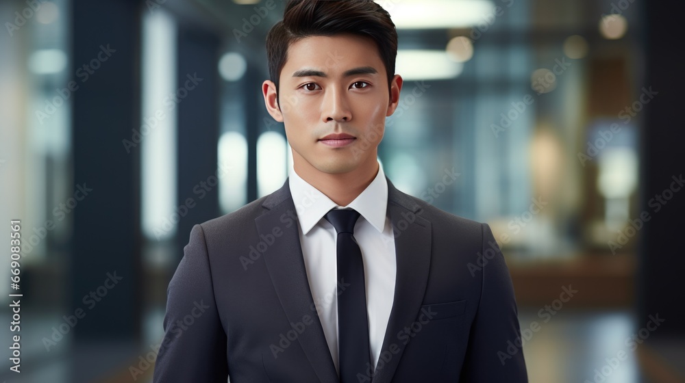 Portrait of a young Asian businessman Portrait of a young Asian businessman