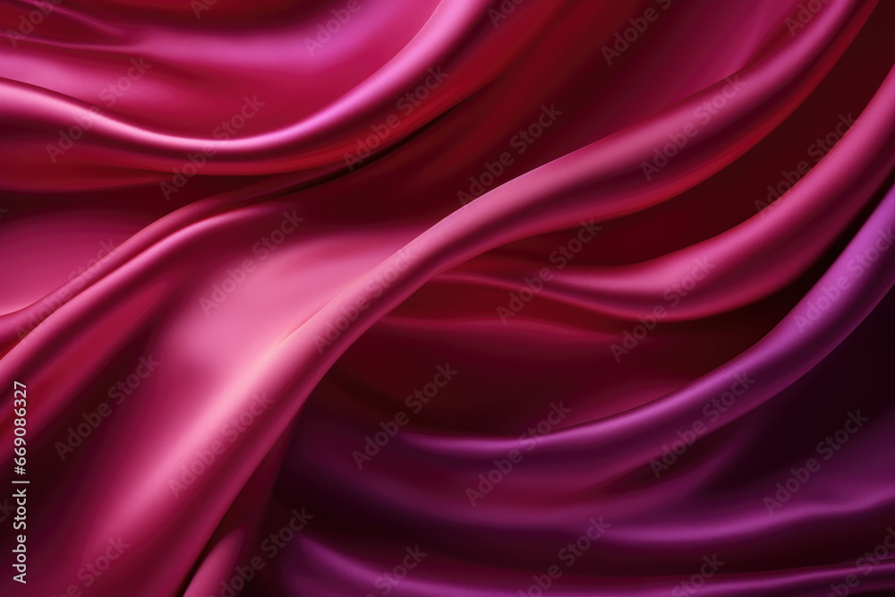 Fototapeta premium smooth pink satin folds background
