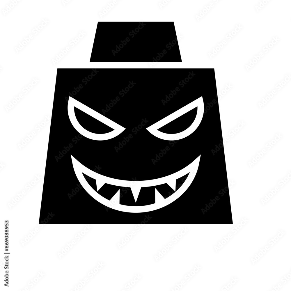 icon devil shopping bag halloween, Halloween icon, Spooky, Scary, Horor, Simple and Minimalist icon icon devil shopping bag halloween, Halloween icon, Spooky, Scary, Horor, Simple and Minimalist icon