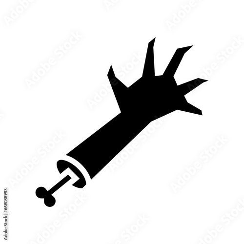 icon arm zombie halloween, Halloween icon, Spooky, Scary, Horor, Simple and Minimalist icon