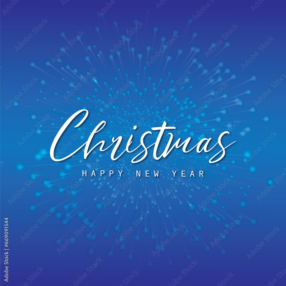 Merry Christmas and happy new year banner background with Xmas festive decoration