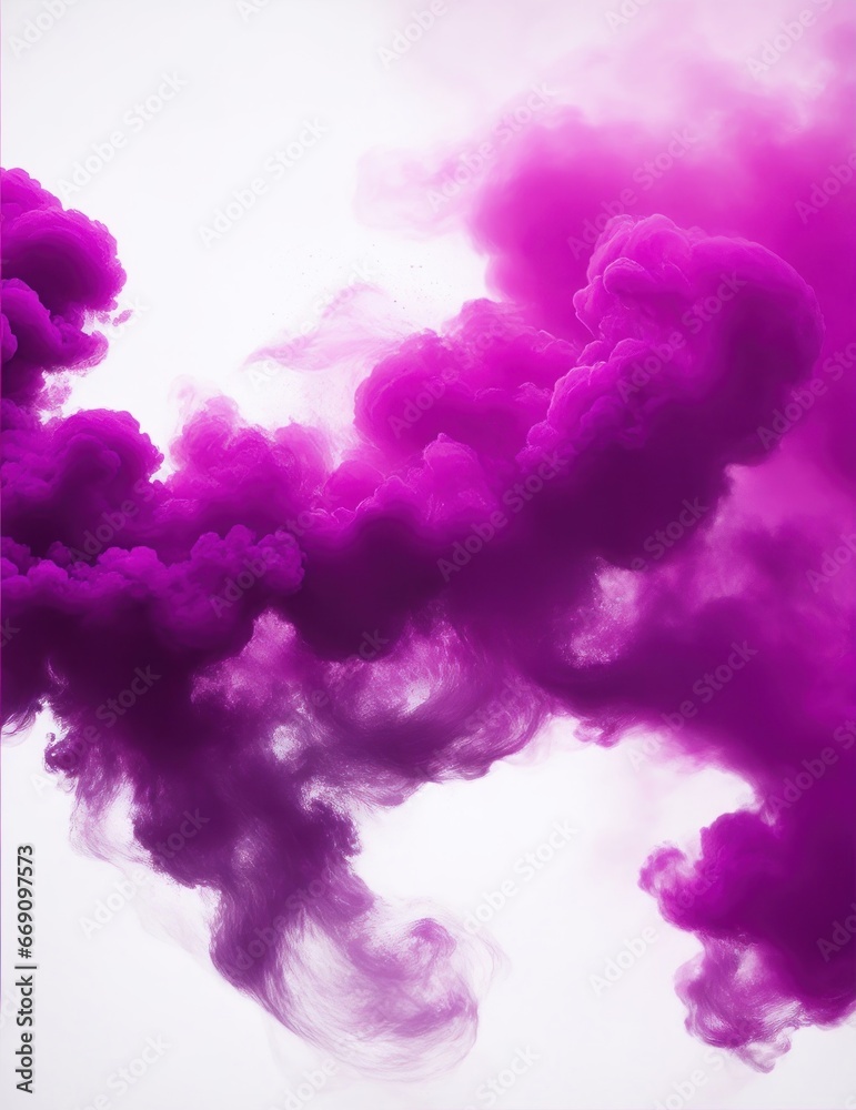 abstract desing, purple smoke cloud, splash style