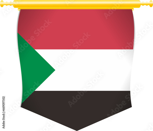 Free Download Sudan Flag Abstract Shape - GFXLoad