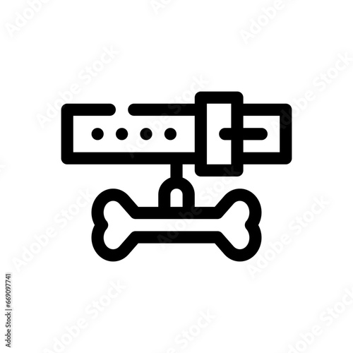 collar line icon