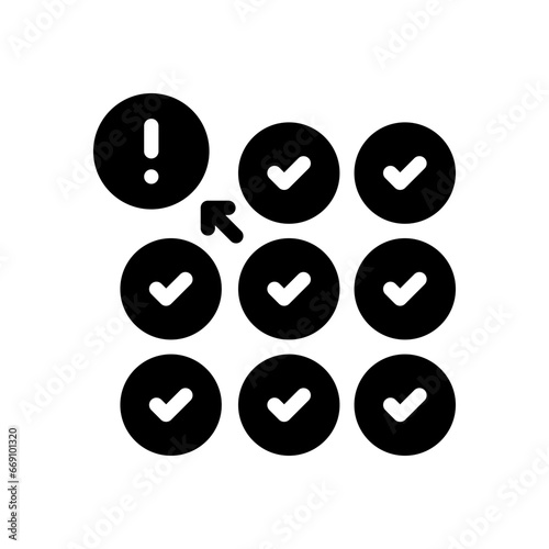 fault glyph icon