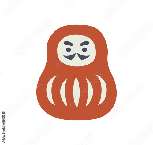 だるまのイラスト