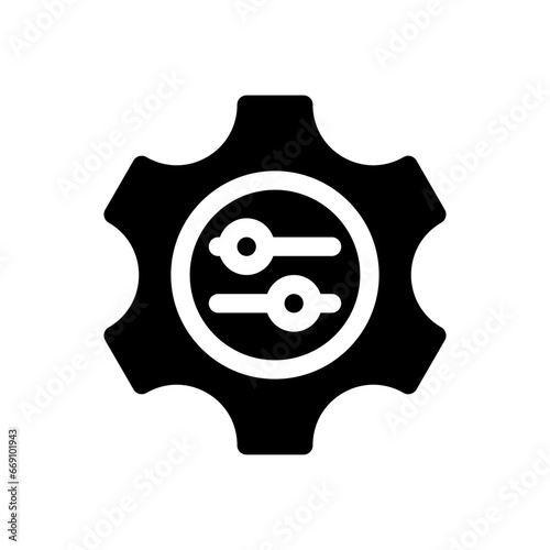 settings glyph icon