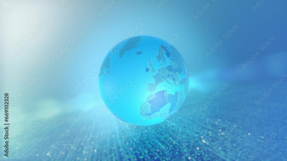 Country Zoom Animated Stylized World Map Western Europe Switzerland Version Country Zoom Animated Stylized World Map Western Europe Switzerland Version