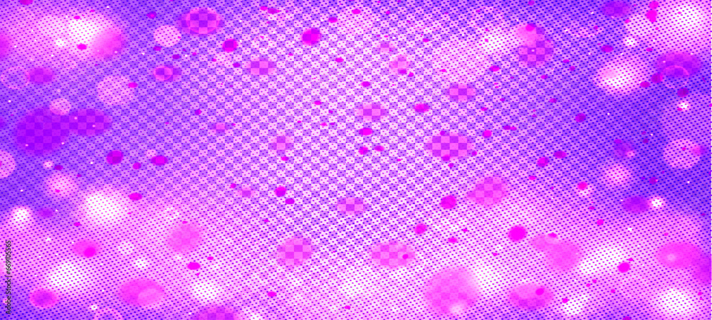 Purple, pink panorama bokeh background for seasonal and holidays event with copy space, Best suitable for online Ads, poster, banner, sale, celebrations and various design works Purple, pink panorama bokeh background for seasonal and holidays event with copy space, Best suitable for online Ads, poster, banner, sale, celebrations and various design works