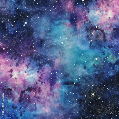 The cosmos filled with countless stars background