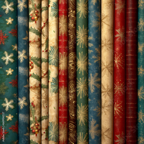 Christmas wrapping paper scrapbook paper design background