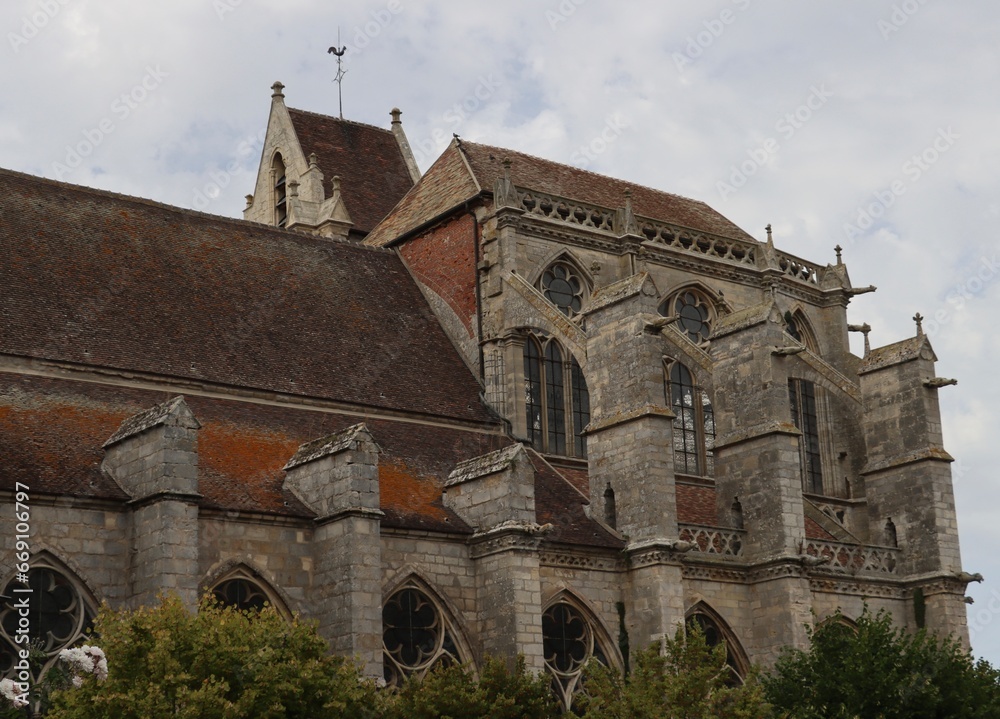 church of st Sulpice de Faviere in Essonne, France church of st Sulpice de Faviere in Essonne, France