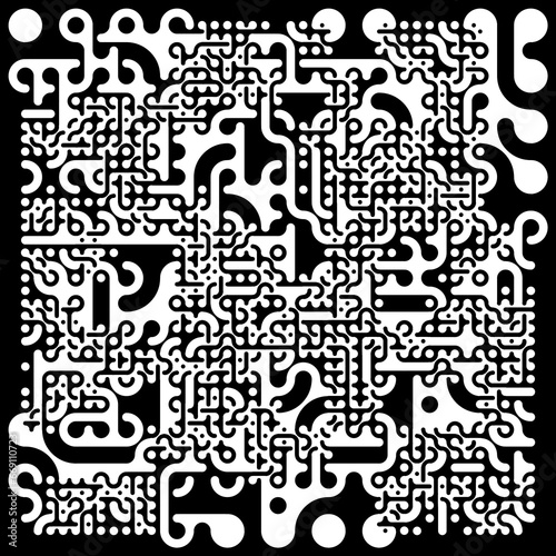 Truchet tiles   black and white pattern tile optical illusion