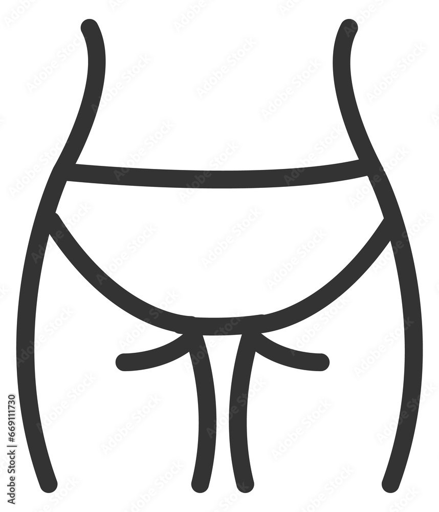 Female buttocks in underwear. Woman bottom body Female buttocks in underwear. Woman bottom body