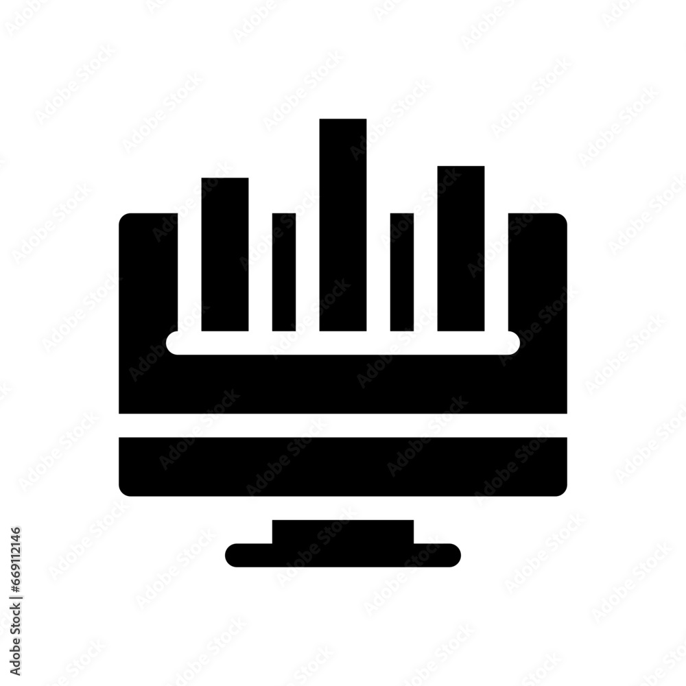 pie chart glyph icon pie chart glyph icon