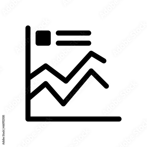 analytics glyph icon