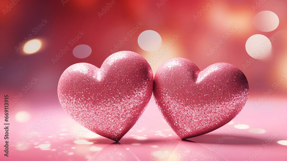 Valentine's Day Poster Design with Love Valentine's Day Poster Design with Love